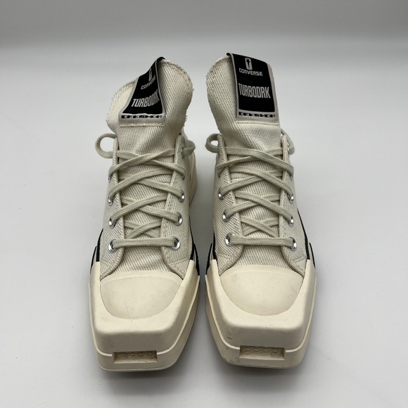 Converse x Rick Owens DRKSHDW TURBODRK Chuck 70 Low Lily White 172345C Mens 5W7 - Picture 2 of 11